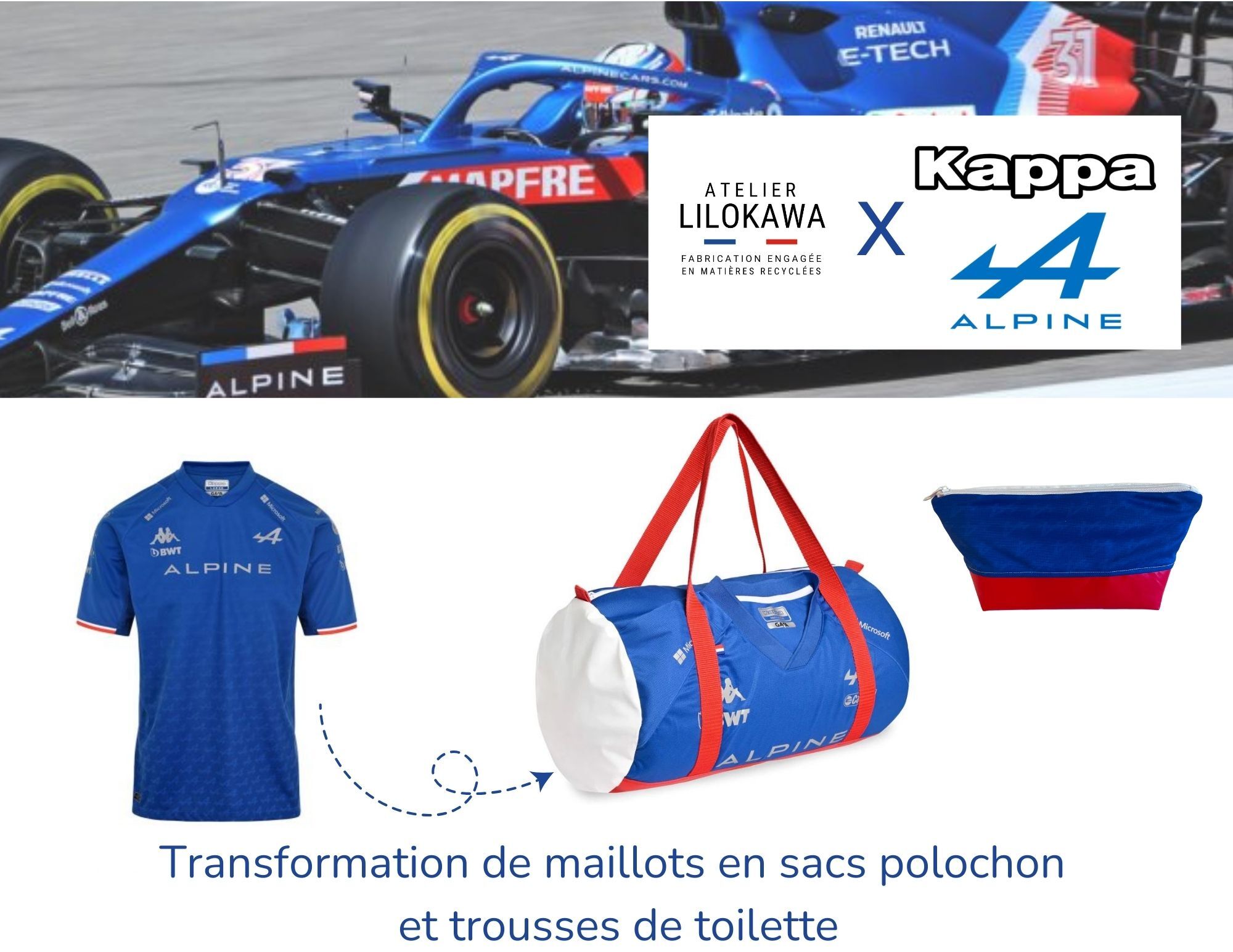 Alpine kappa X Atelier Lilokawa